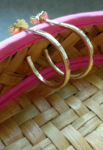 Foto: Inge Scherf 333/- Gelbgold Creolen