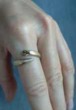 Foto: Inge Scherf 585/- RG Schlangenring, Umarbeitung auf Kundenwunsch